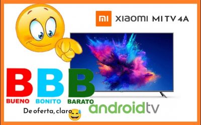 Xiaomi Mi Smart TV 4A 32″ HD LED, Android TV 9.0