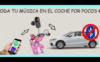 📻Transmisor FM Bluetooth 📻- Toda tú 🎼MÚSICA🎼 del  📲MÓVIL📲 en el COCHE por POCO DINERO