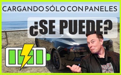 🚗 TESLA MODEL S 🚗 – Cargando SÓLO con PANELES 🤷‍♂️¿SE PUEDE?🤷‍♂️