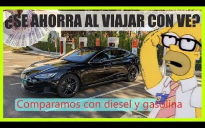 #TESLA MODEL S🚗 – ¿SE 💸AHORRA💸 VIAJANDO CON  🔌VE 🔌? 🤳Comparamos con combustión 🤳