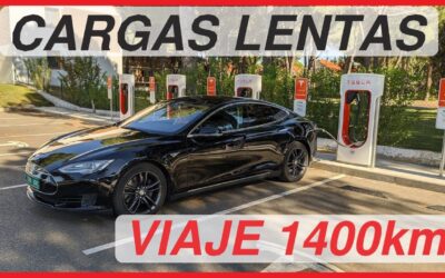 🚗TESLA MODEL S 🚗- Resumen VIAJE DE 1400Km  🤦‍♂️(MUY MAL LAS CARGAS)🤦‍♂️